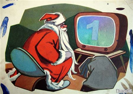 Montage photo TV de Noël